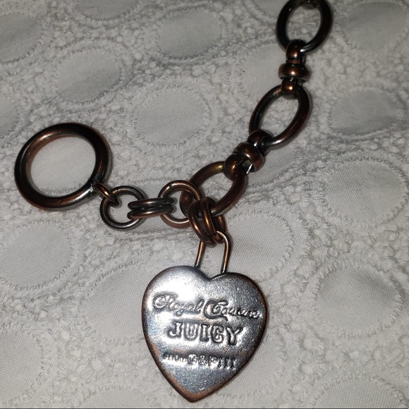 Juicy Couture Vintage Y2K Silver CharmLinkBracelet - Picture 7 of 10